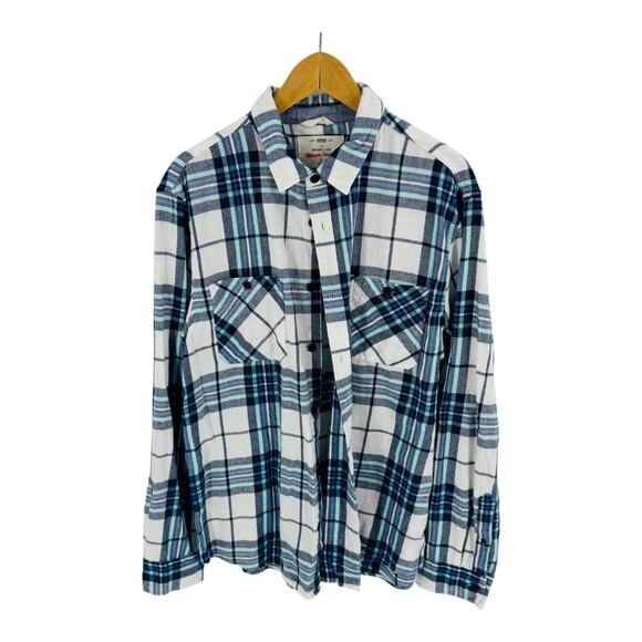 urban pipeline Other - Urban Pipeline Awesomely Soft Blue Plaid Flannel Shirt Button Down Cotton XL